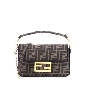 Мини-сумка через плечо Baguette NM Bag с узором Zucca