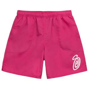 Плавки Stussy Curly S Water Short 'Fucshia'
