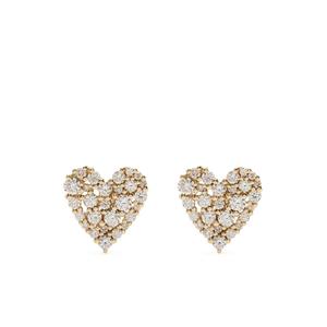 Серьга Cocktail Heart из желтого золота с бриллиантами