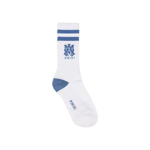 Носки и колготки Amiri Ashley Blue Ma Stripe Socks 'White'