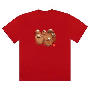 Футболки Cactus Jack by Travis Scott x McDonald's Squad T-Shirt 'Red'