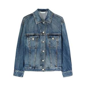 Джинсовые Куртки Palm Angels Palms Sunrise Denim Jacket 'Кобальтовый Синий'