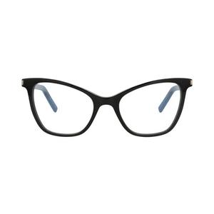 Очки Saint Laurent в кошачьем стиле из ацетата 'Черный/Прозрачный'