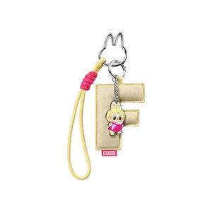 Плюшевые игрушки Pop Mart Labubu THE MONSTERS Pin for Love Series A-M Letter Pendant 'F'