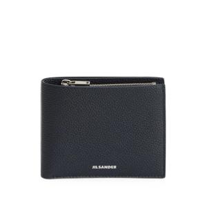 Кошелек на молнии с тисненым логотипом Jil Sander