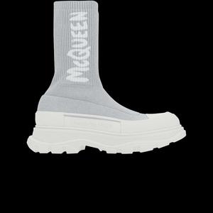 Ботинки Alexander McQueen Wmns Tread Slick Boot «Серый/Белый»