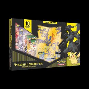 Коллекционные карточки Pokémon Tag Team GX Premium Collection Pikachu & Zekrom Box