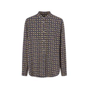 Рубашка с длинным рукавом с геометрическим принтом