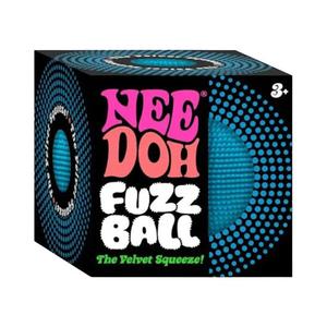 Игрушки и наборы для игр NeeDoh Fuzzball The Velvet Squeeze Squishy Fidget Toy 'Blue'