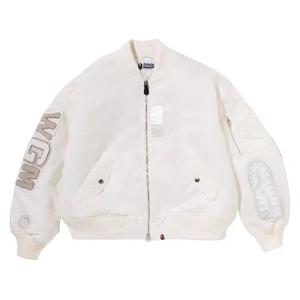 Бомберы BAPE Oversized Shark Ma-1 Jacket 'White'
