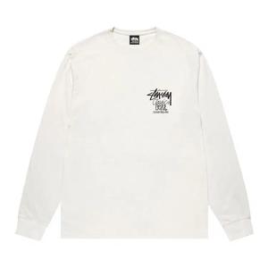 Футболки с длинным рукавом Stussy Classic Gear Long-Sleeve Tee Pigment Dyed 'Natural'