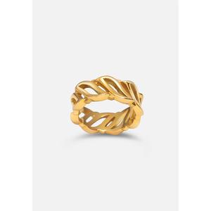 Кольцо «Русалка» с вырезом (позолота 18K)