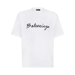 Футболки Balenciaga Medium Fit T-Shirt 'White/Black'