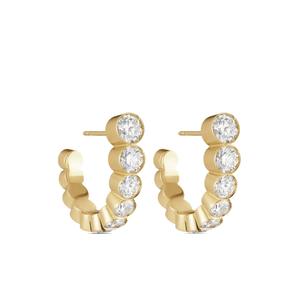 Серьги Boucle Royale из переработанного желтого золота с бриллиантами