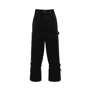 Off-White брюки-карго из канваса с деталями ремня «Черный»