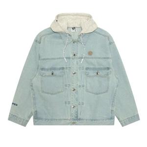 Куртки AAPE AAPENOW Moonface Hooded Denim Jacket «Blue/Light»