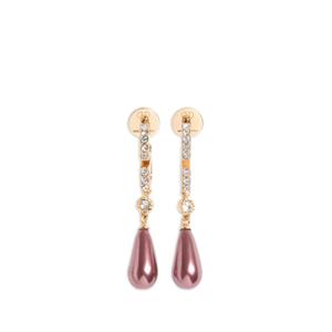 Серьги с логотипом VLogo Signature и кристаллами Swarovski