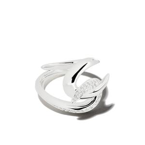 Кольцо Hook с бриллиантами
