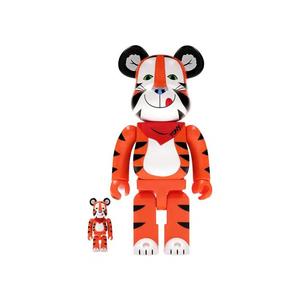 Фигурки BE@RBRICK x Kellogg's Tony The Tiger Vintage Version 100% & 400% Set 'Оранжевый'