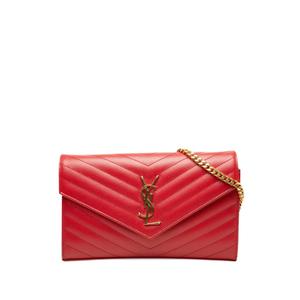 Сумка через плечо Grain De Poudre Chevron Monogram Envelope Wallet on Chain (2019 год)