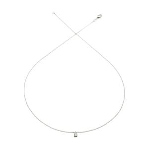 Колье с фантазийными бриллиантами из белого золота 18K