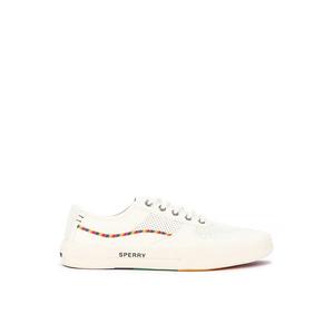 Мужские кожаные кроссовки Soltide Light Beige Rainbow