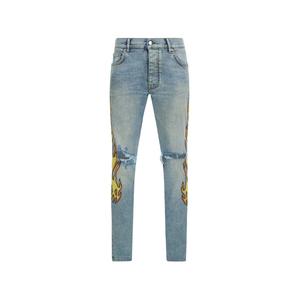 Джинсы скинни flames emb