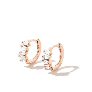 Серьги Bold из розового золота с бриллиантами