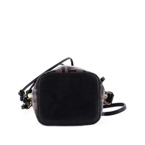 Mon Tresor Zucca Embossed Leather Mini bucket bag