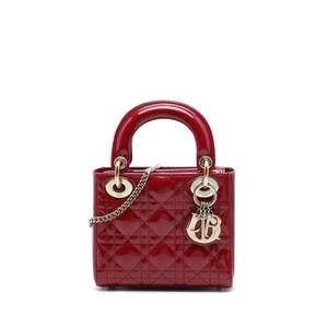 Сумка-сэтчел Mini Patent Cannage Lady Dior (2018 год)