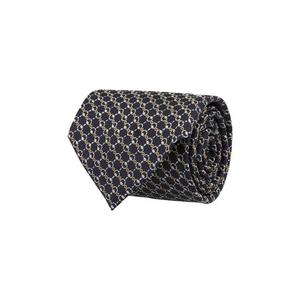 Разное Gucci Horsebit Silk Jacquard Tie 'Темно-синий светло-серый'
