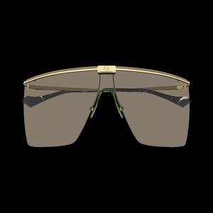 Солнцезащитные очки Gucci Shield 'Золото/Коричневый'