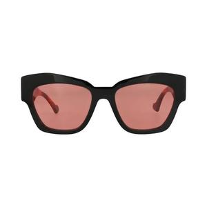 Солнцезащитные очки Gucci Cat Eye-Frame Recycled Acetate 'Черный/Гавана/Оранжевый'