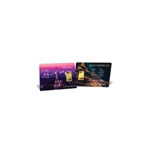 5G Gold Collection 999.9/24K Эйфелева башня серия золотой слиток (0.5 г)