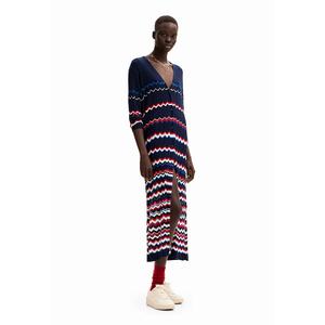 Desigual Woman Wave миди-жакет.