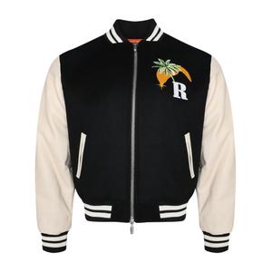Бомбер с вышитым логотипом