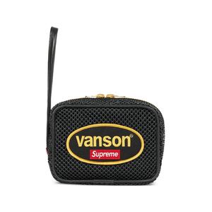 Сетчатая сумка на запястье из коллаборации с Vanson Leathers