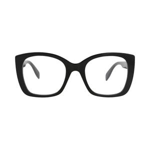 Очки Alexander McQueen Square-Frame Acetate Optical Frames 'Черный/Прозрачный'