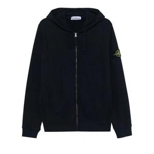Толстовки на молнии Stone Island Dyed Zip Hoodie 'Navy Blue'