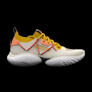 Баскетбольная обувь для выступлений Curry Brand Curry Flow Cozy 'Ivory Zeppelin Yellow'