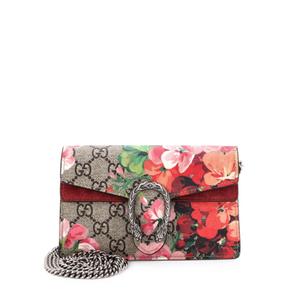 Сумка через плечо Dionysus Bag Blooms Print Super Mini из канваса с узором GG
