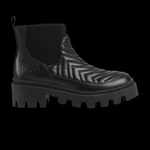Ботинки Gucci Wmns Matelassé Chelsea Boot 'Triple Black'