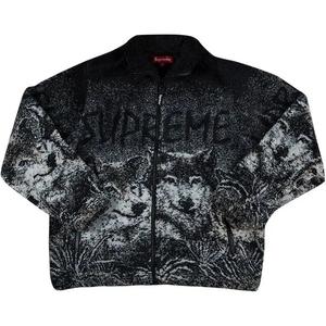 Флисовые куртки Supreme Wolf Fleece Jacket 'Black'