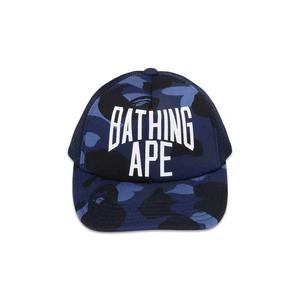 Кепки-дальнобойщики BAPE Color Camo Nyc Logo Mesh Cap 'Темно-синий'