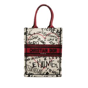 Сумка-тоут DiorAmour Graffiti Vertical Book из канваса с вышивкой (2020 век)