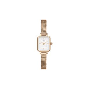 Quadro Mini Melrose Rose Gold - Модные часы для женщин - Часы на ремешке из нержавеющей стали - Женские часы - DW Official - Оригинал