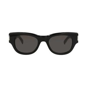 Очки Saint Laurent Cat Eye-Frame Recycled Acetate Sunglasses 'Черный кристально-серый'