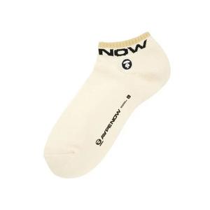 Носки и колготки AAPE Now Moonface Logo Socks 'Ivory'