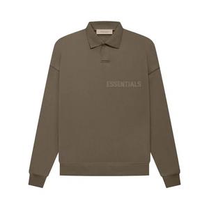 Поло Fear of God Essentials Long-Sleeve Polo 'Wood'