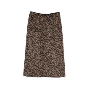 Юбка миди Tubino с леопардовым принтом